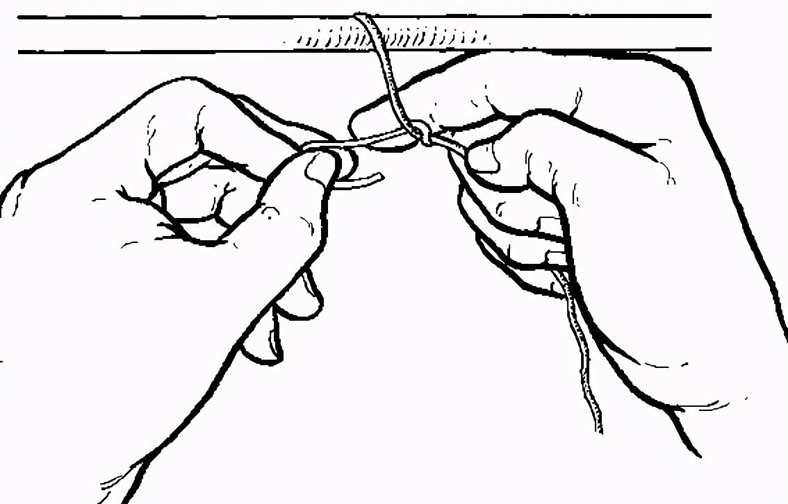 各位看官，右手打结手法还记得吗？