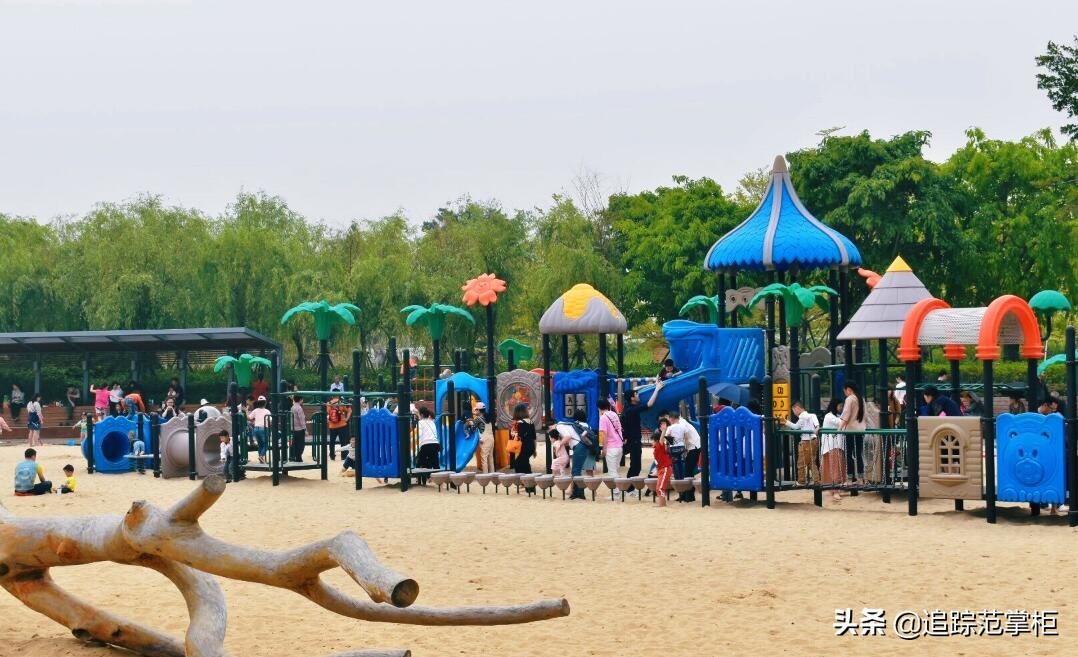 福州南江滨公园美景,福州金沙公园海滩