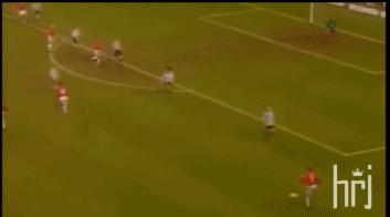 贝克汉姆长传慢动作解析,弧线球射门贝克汉姆教学