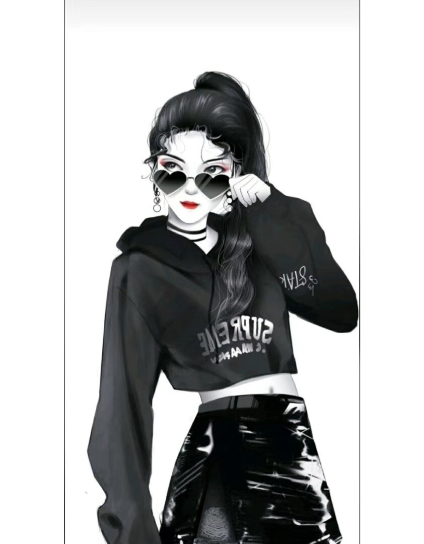 让人眼前一亮的黑白头像,拿图吱一声照片