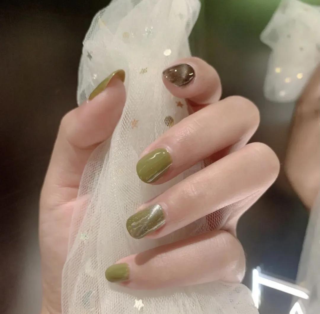 2022显白又高级的美甲海底捞,海底捞美甲图片2022新款裸色