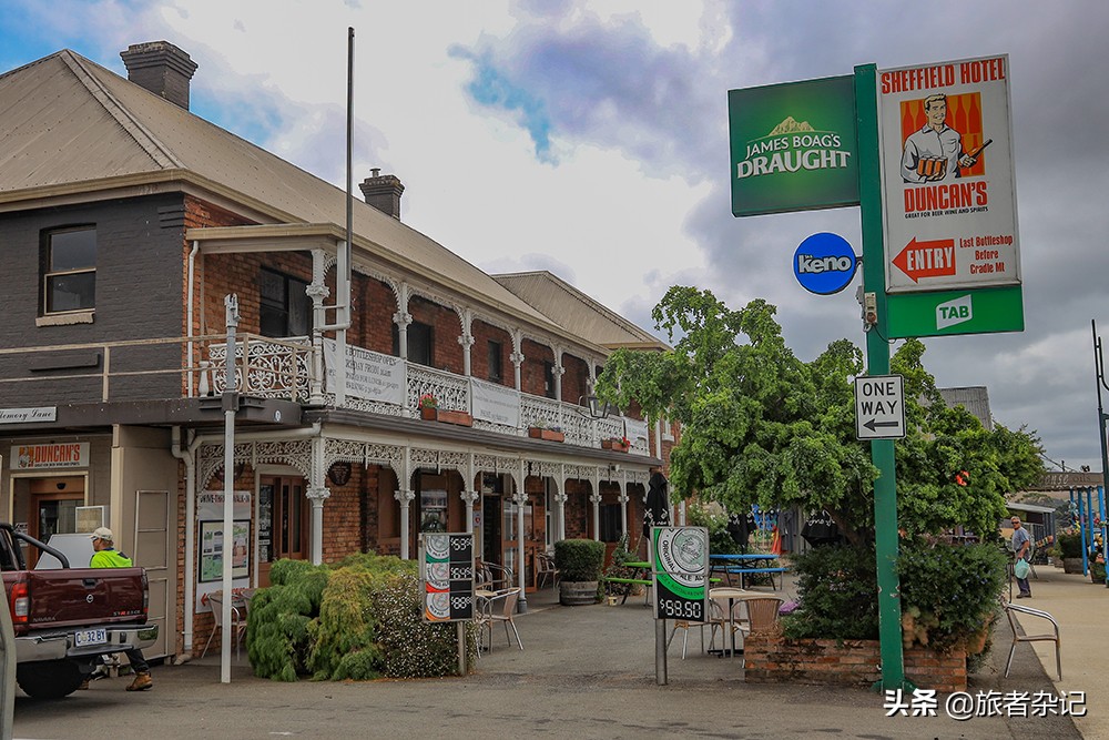 谢菲尔德壁画小镇图片,塔斯马尼亚壁画小镇谢菲尔德小镇