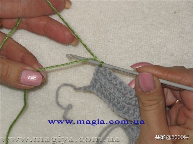 倒钩短针收边,倒钩针收边的视频教程