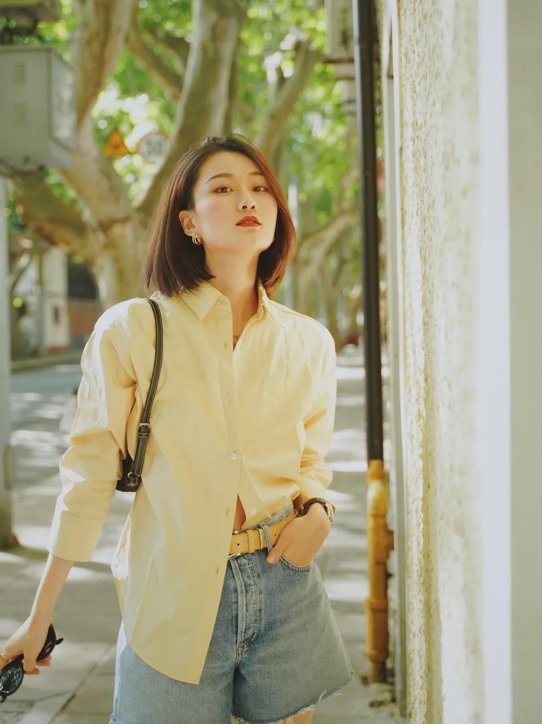 想要年轻减龄的穿搭,55分韩系穿搭