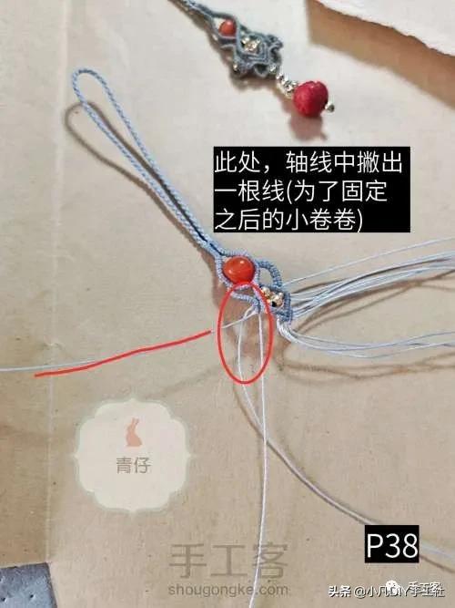 简单易学的手机链制作教程,手机链最新款教程