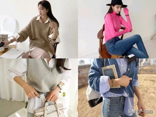 日系温柔风针织衫怎么搭配,日系优雅大方的针织衫穿搭