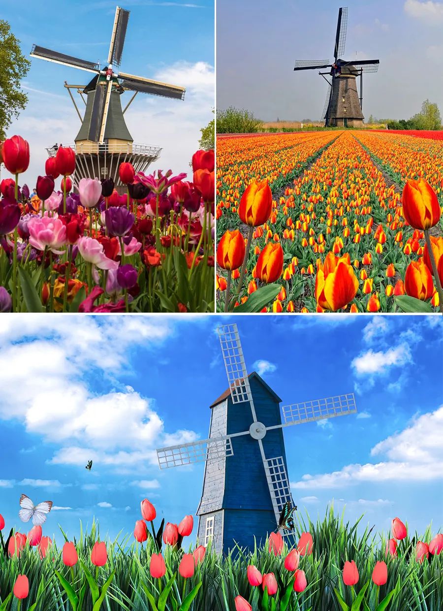 儿童画风车教程,儿童画风车画法