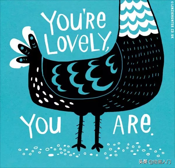 彩铅小动物插画简单,彩铅插画小动物手绘