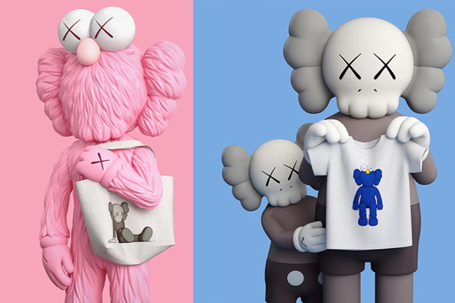 优衣库联名t恤kaws,优衣库与kaws联名的t恤