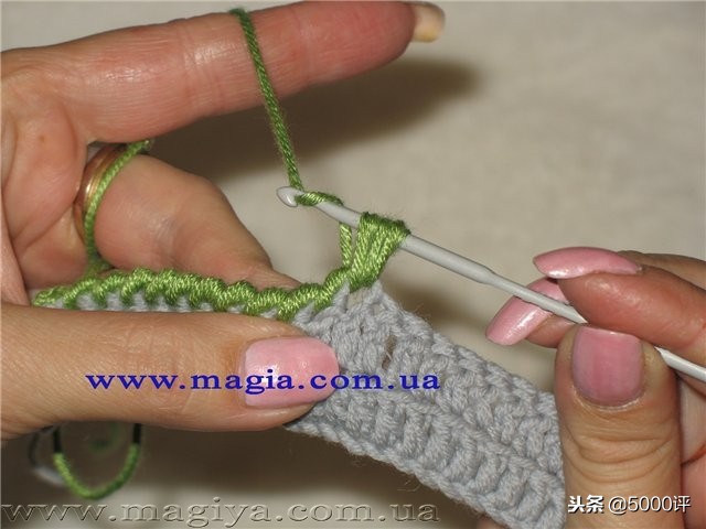 倒钩短针收边,倒钩针收边的视频教程