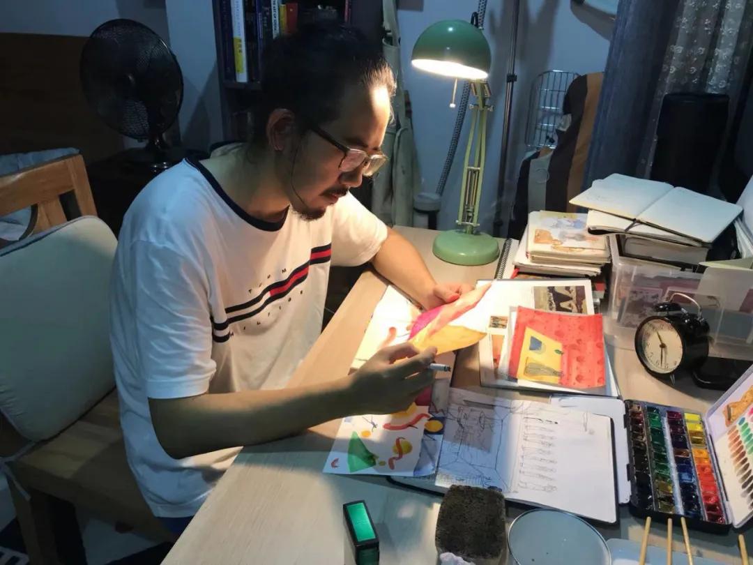 猫和唱片的共通之处？“都很破财！”|专访画家健一