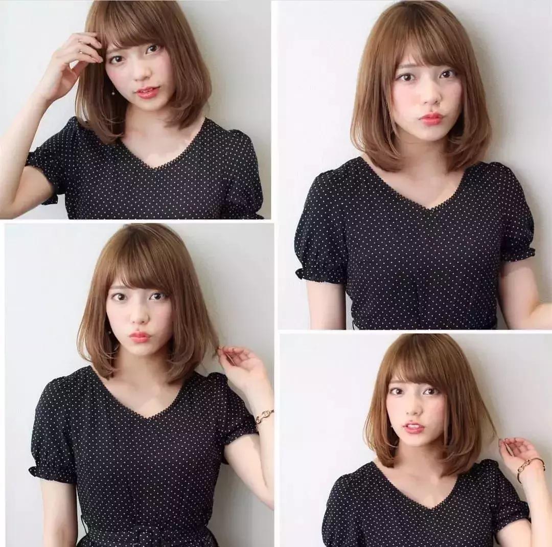 大脸国字脸适合的短发发型,大脸妹子最适合的四款发型
