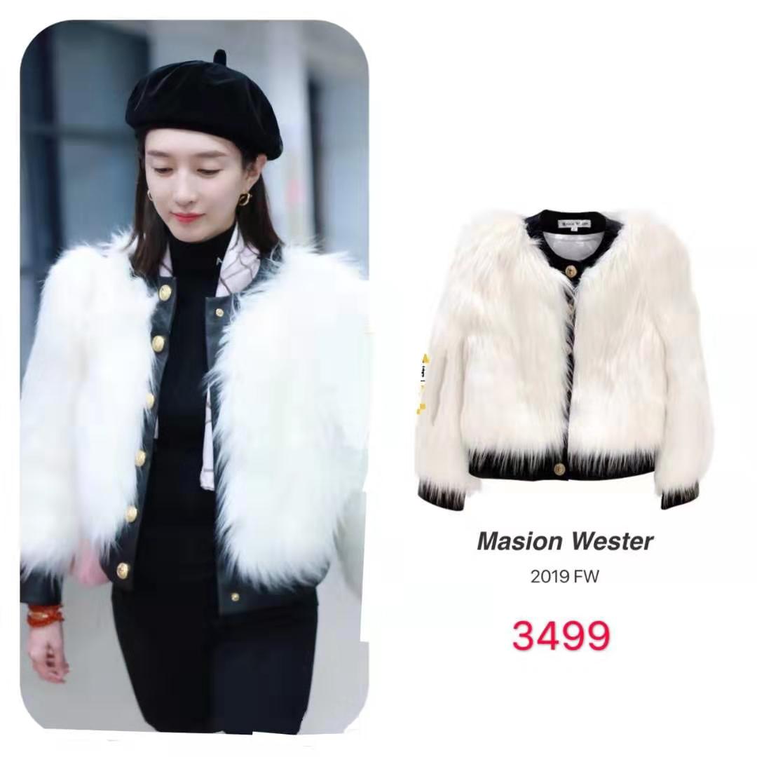 江疏影机场同款粉色套装,江疏影粉色机场外套同款