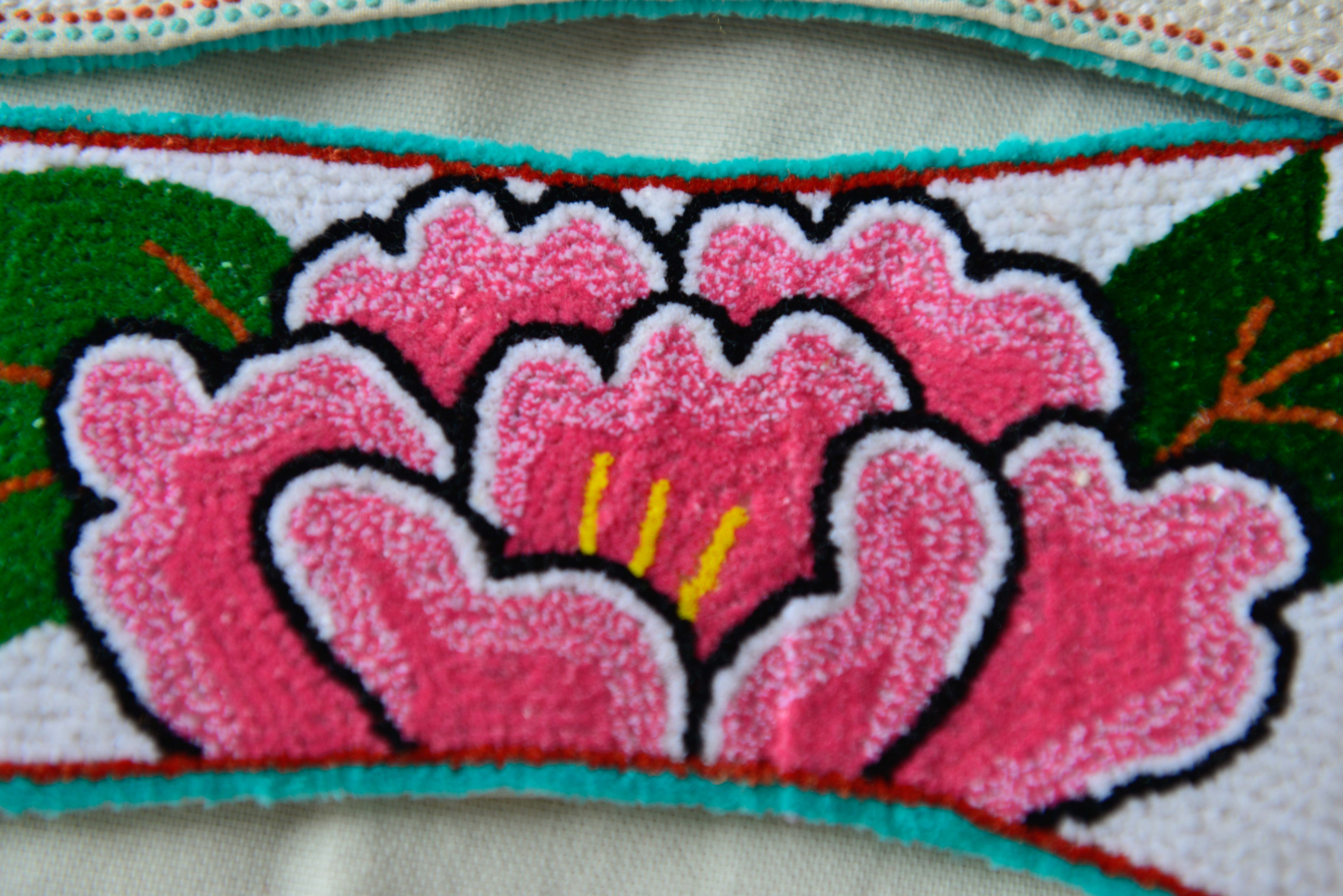 独一无二的手工绣鞋垫,手工刺绣鞋垫全部过程