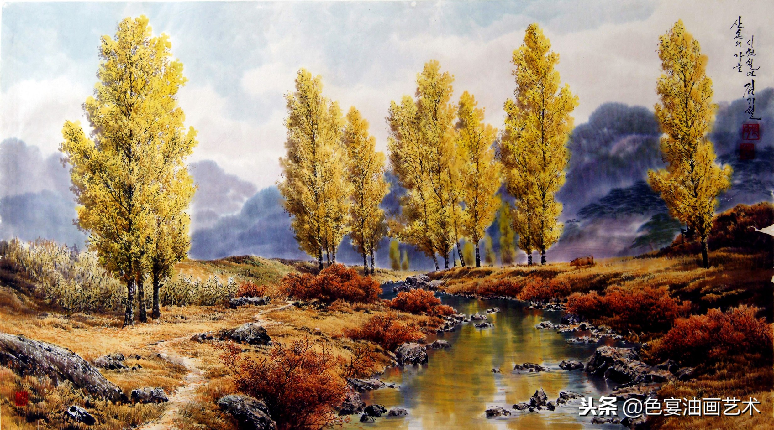 俄罗斯油画大师风景油画教程视频,油画大师油画风景创作教学视频