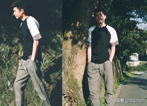 男生黑色哈伦裤配什么短袖好看,秋装黑色哈伦裤搭t恤的穿法