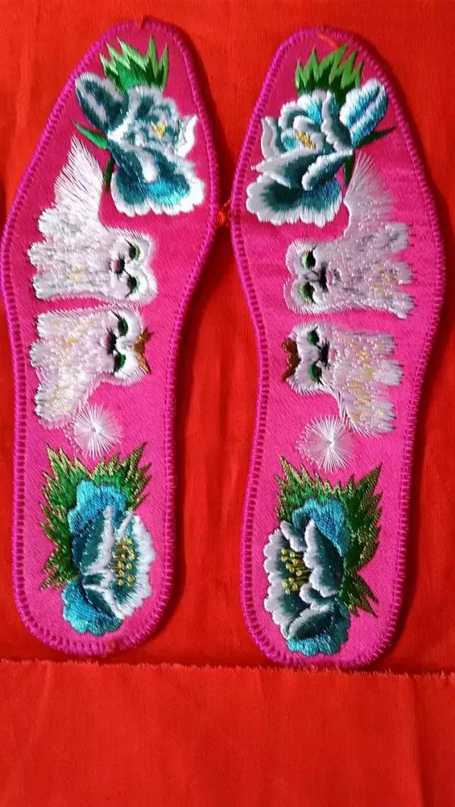 刺绣鞋垫图案大全图解,刺绣各种鞋垫图案