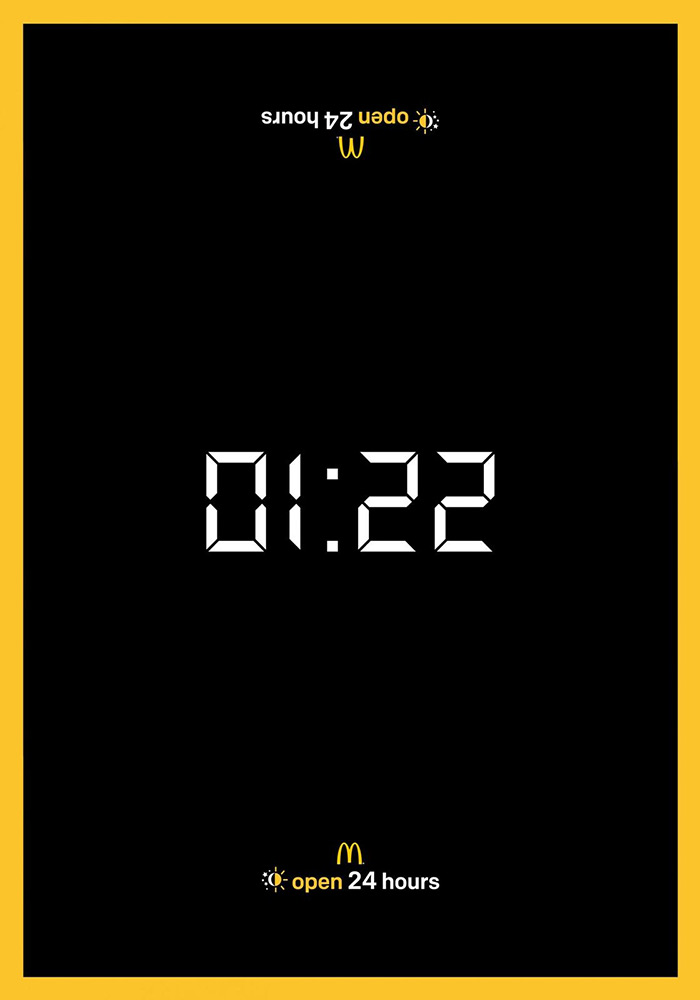 麦当劳的创意海报是什么,麦当劳星空海报又火了