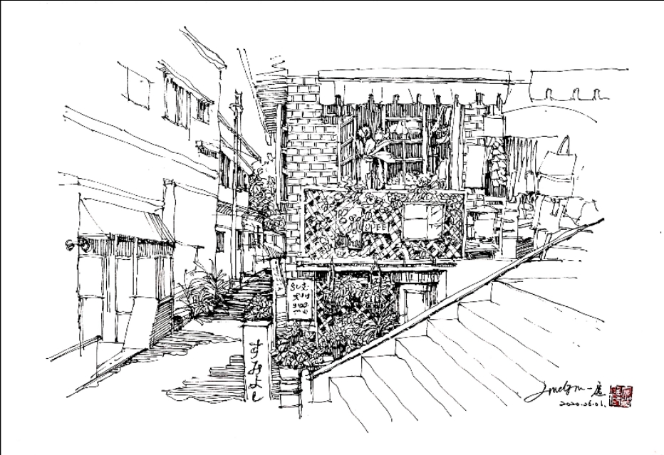 钢笔淡彩和钢笔速写什么区别,钢笔速写淡彩工具