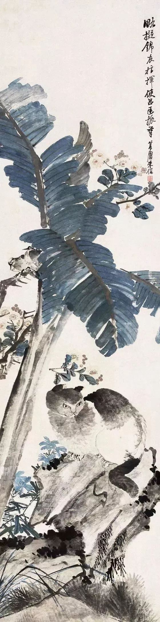 潘天寿花鸟画欣赏 (潘天寿写意人物画欣赏)