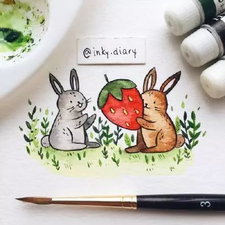 最简单小仓鼠简笔画,小仓鼠的简笔画最简单画法