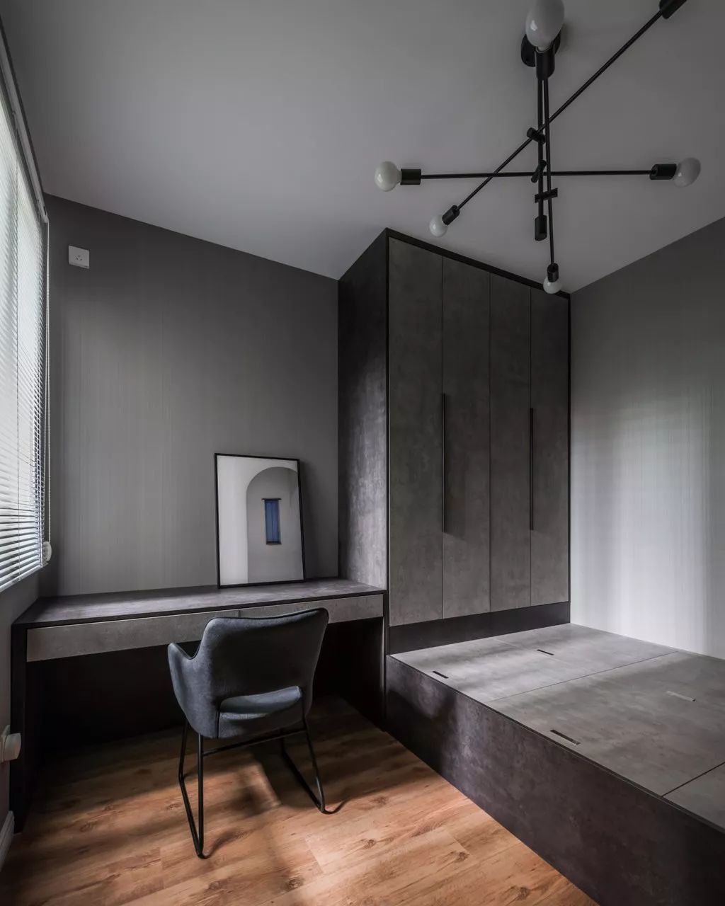 房间小柜子和书桌怎么设计,全屋定制小柜子和隐藏式书桌