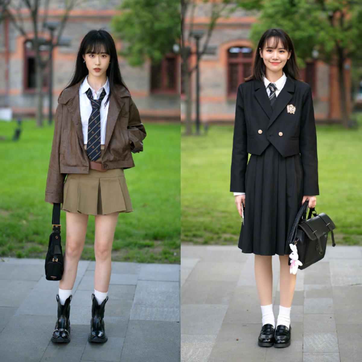 最近时尚圈刮起了一股“露袜”风：矮鞋+高袜，又美又飒很时髦