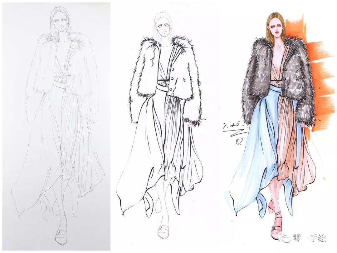 教你画衣服设计图,设计衣服手绘画简单教程整套