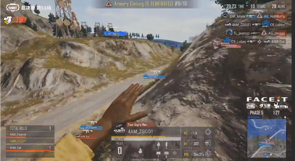 绝地求生fgs总决赛,2019绝地求生全球总决赛4am吃鸡