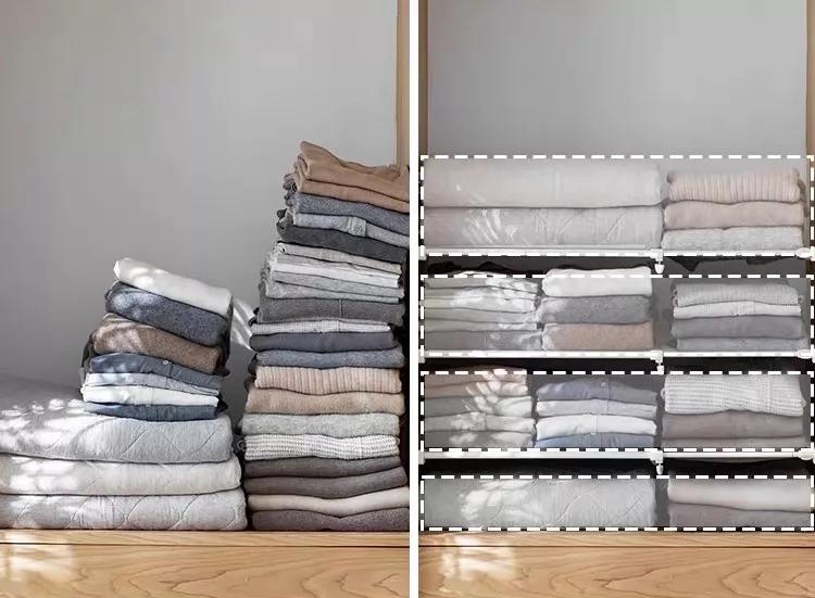 衣柜乱糟糟不够用,超实用衣柜收纳让你多塞30件衣服
