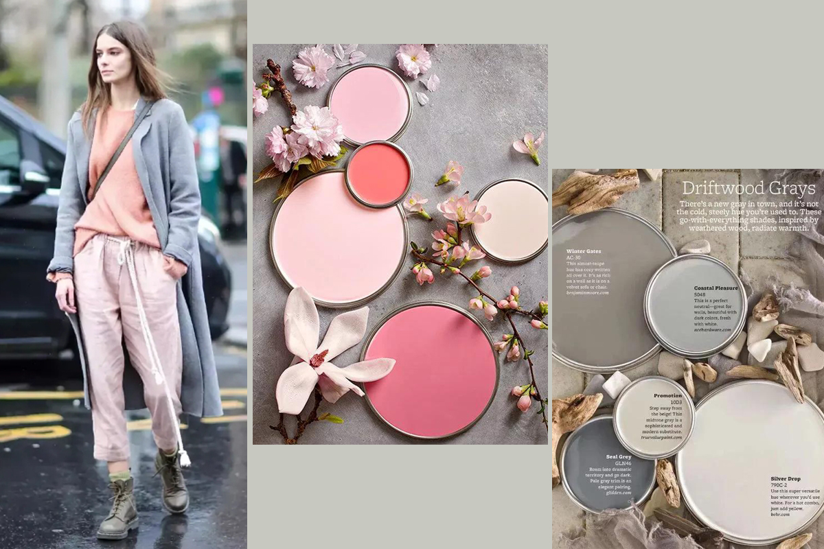 高级灰的穿搭春季,春天穿衣要讲究配色