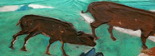 敦煌沙漠惊现64平米巨型沙画，奋战10天10夜创作，仅存在一天就消失