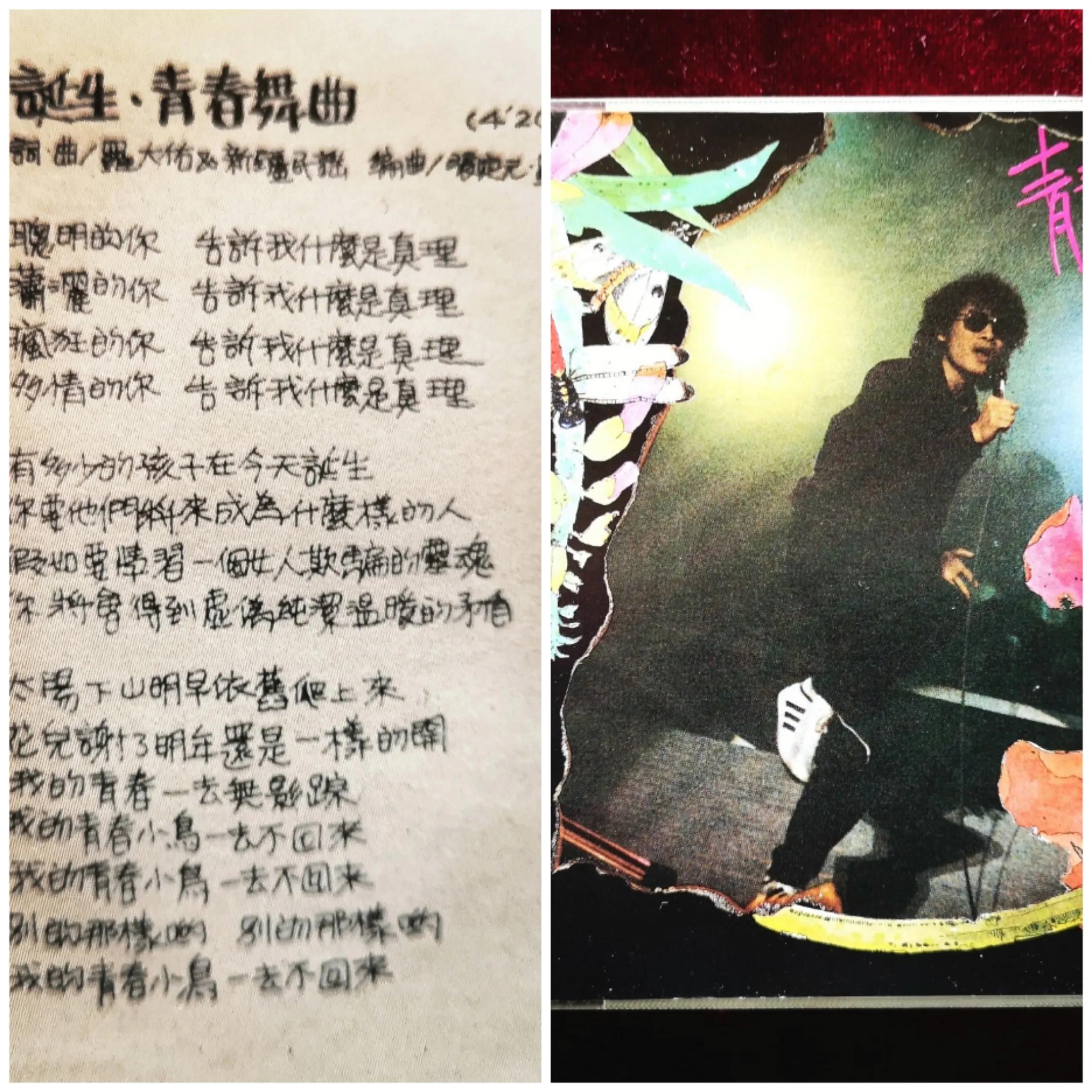 罗大佑青春舞曲原版歌词,罗大佑演唱的青春年华