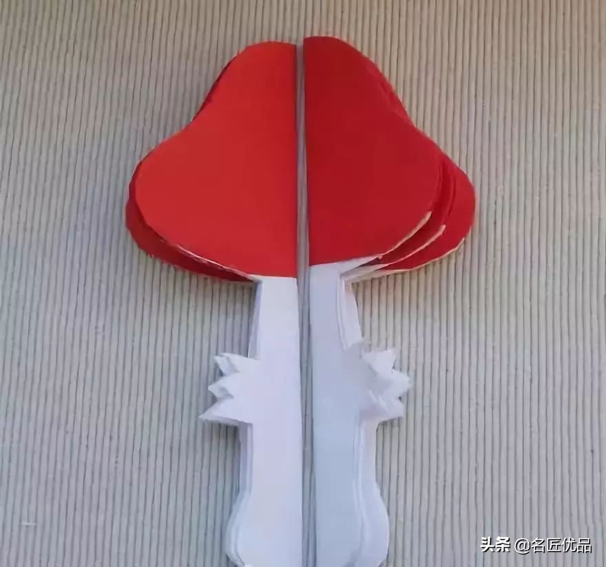 蘑菇亲子游乐场,手工制作幼儿园简单手工蘑菇