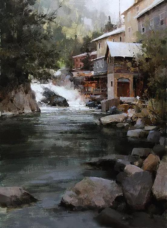 中俄友好美术作品,俄罗斯画家的油画艺术美到极致