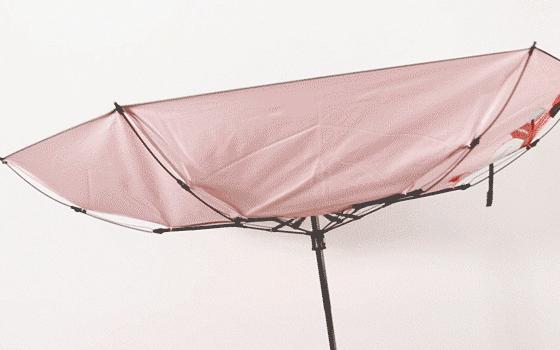 最小最方便携带的防晒伞,出门必备晴雨两用伞自动