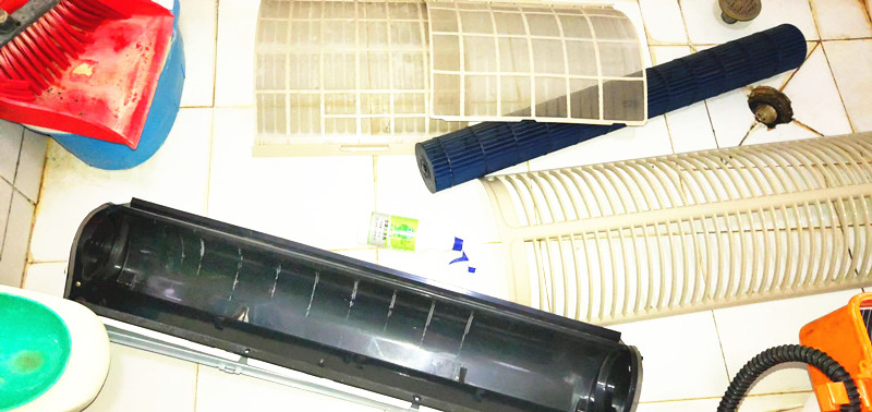 美的智行圆柱空调家里清洗教程,美的智行圆柱柜式空调清洗方法