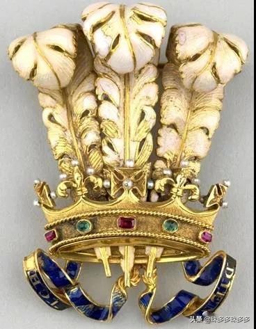 英国王室叶子胸针,威尔士胸针