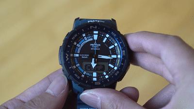 卡西欧protrek三重感应登山表prw-3500,卡西欧multibandprotrek