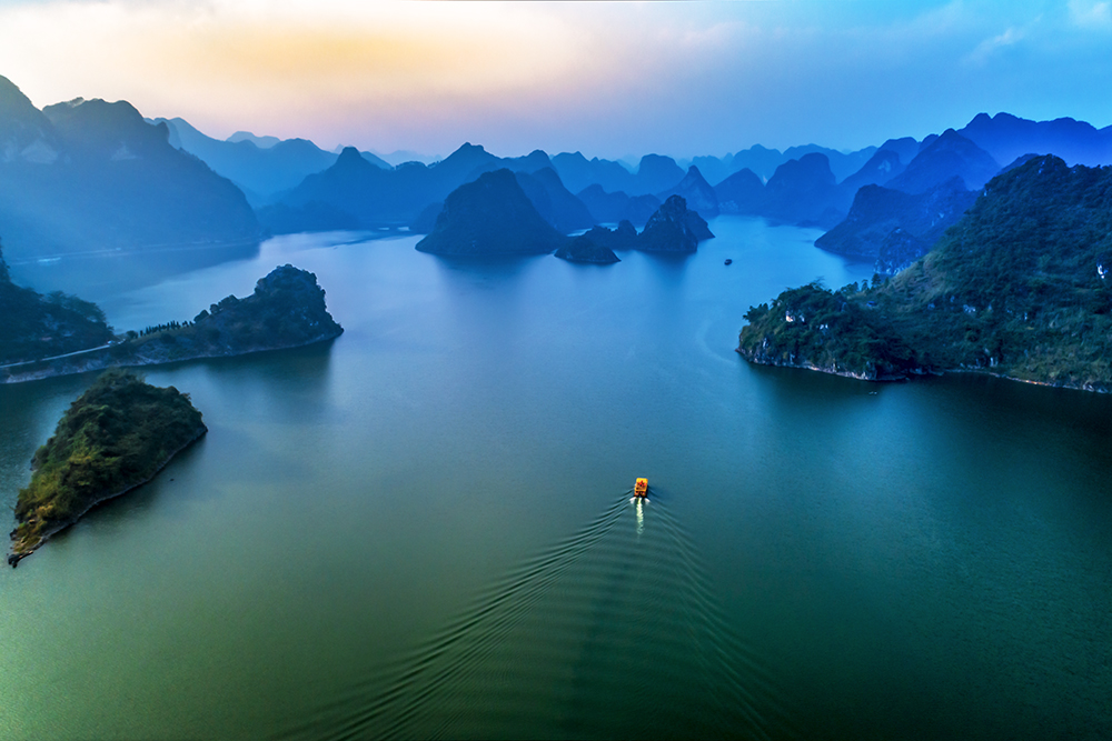 广西南宁上林大明山风景美,上林大龙洞风景美如画
