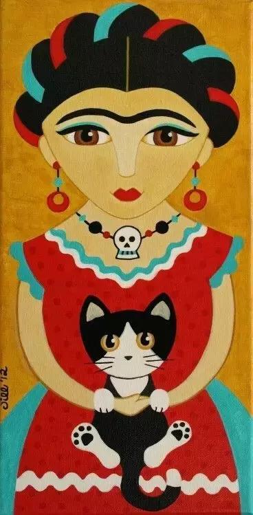 范画,动物创意水粉画教师范画8-10岁