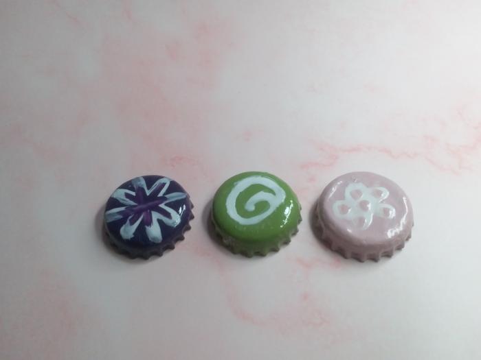 石头彩绘饭团,创意石头彩绘