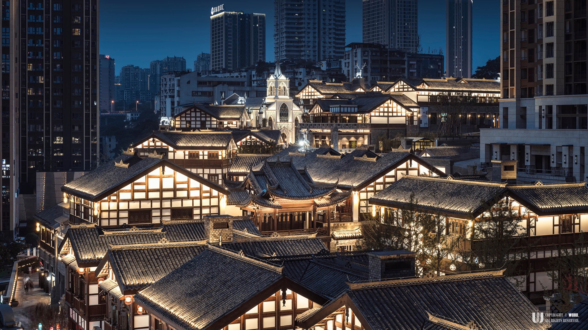 重庆弹子石老街和洪崖洞哪个好看,重庆洪崖洞vs成都宽窄巷子