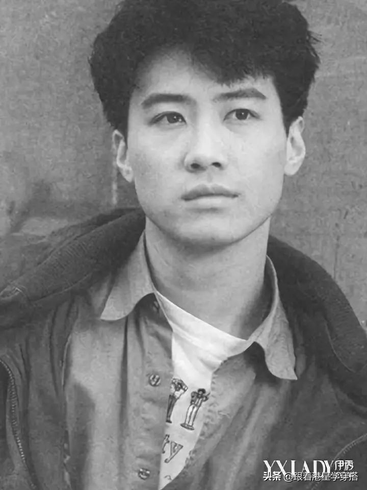 黎明原振侠西装,黎明原振侠穿搭黑皮衣