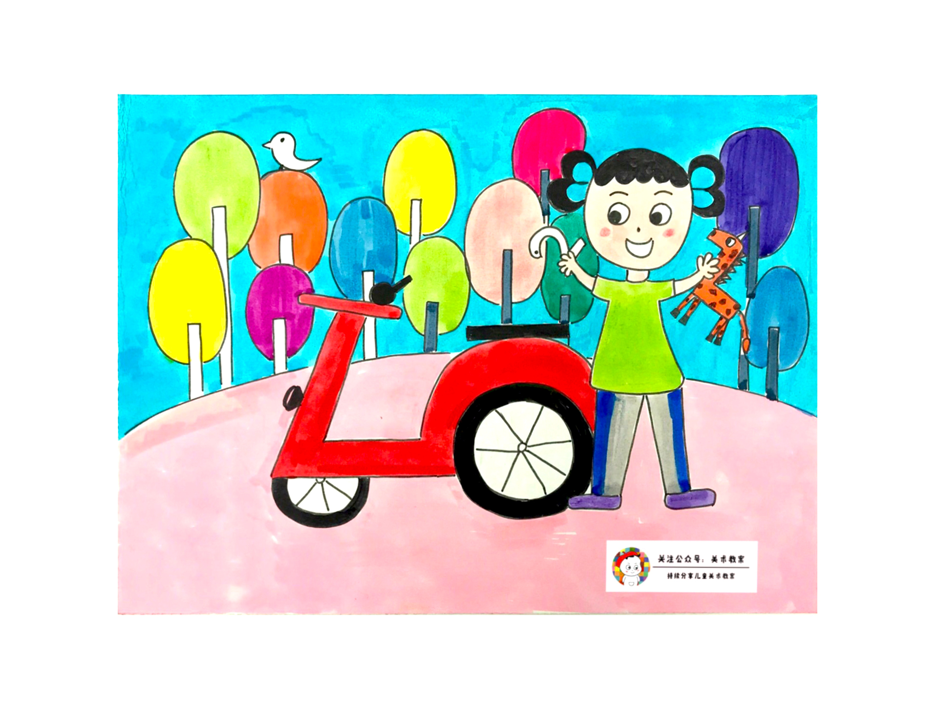 用马克笔涂色的数字画,马克笔1-10数字画