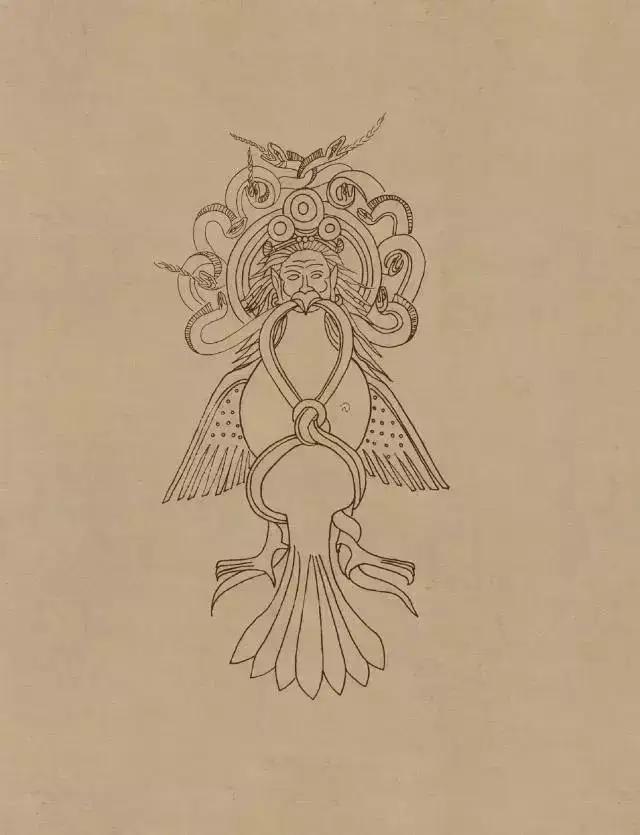 敦煌画线稿描摹,敦煌壁画白描勾线教程