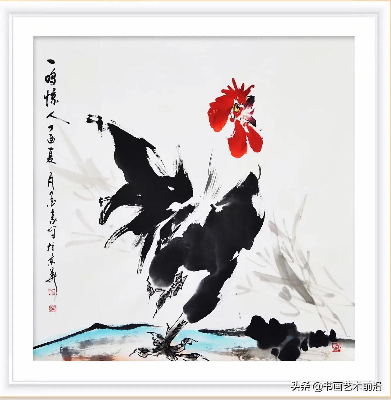 墨豪画鸡写意图,墨豪画鸡的价格