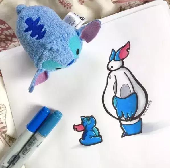 这些二次元，居然都和大白拥抱了