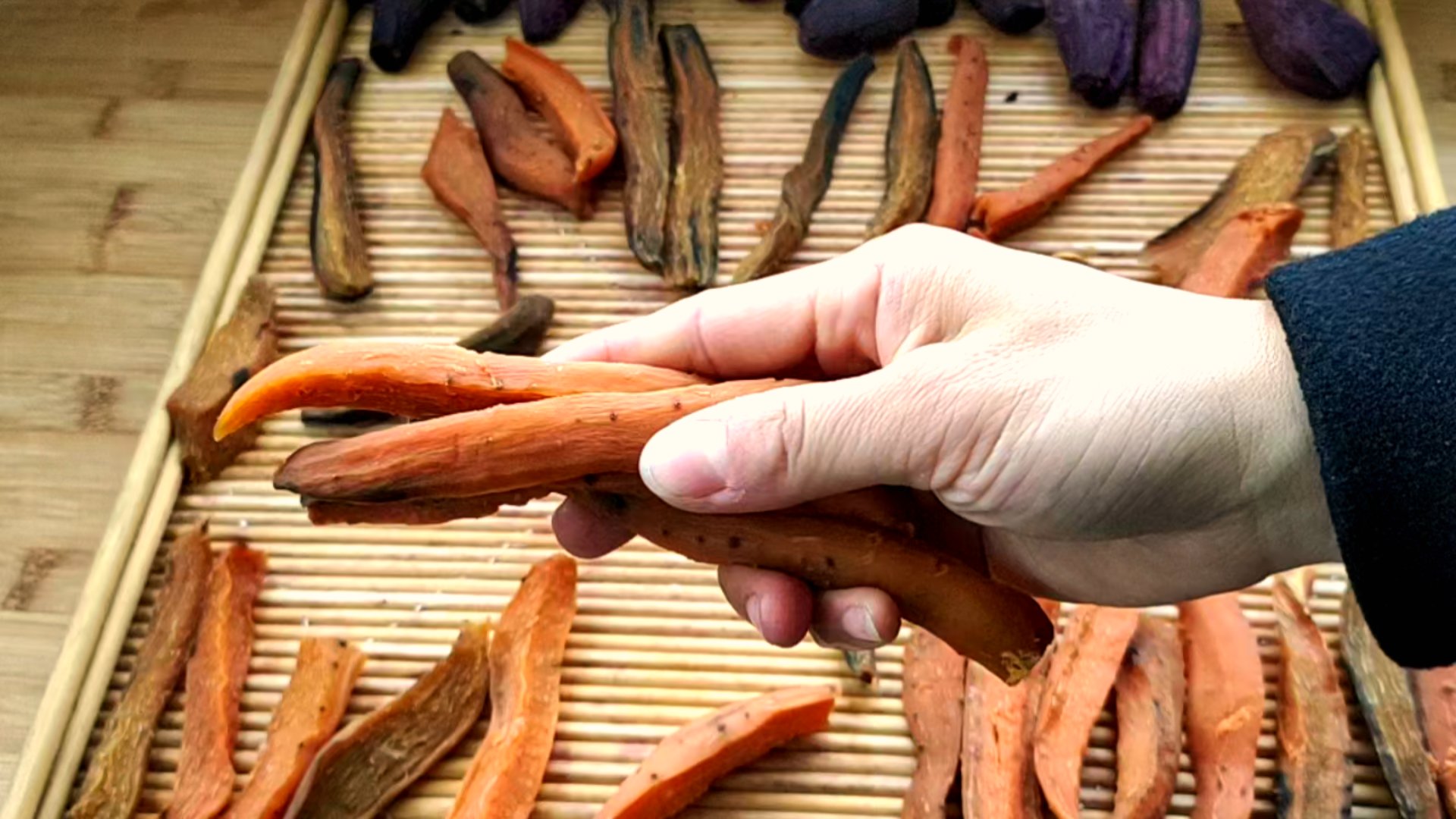 喜欢吃红薯干怎么回事,想吃红薯干教你新做法不用晒