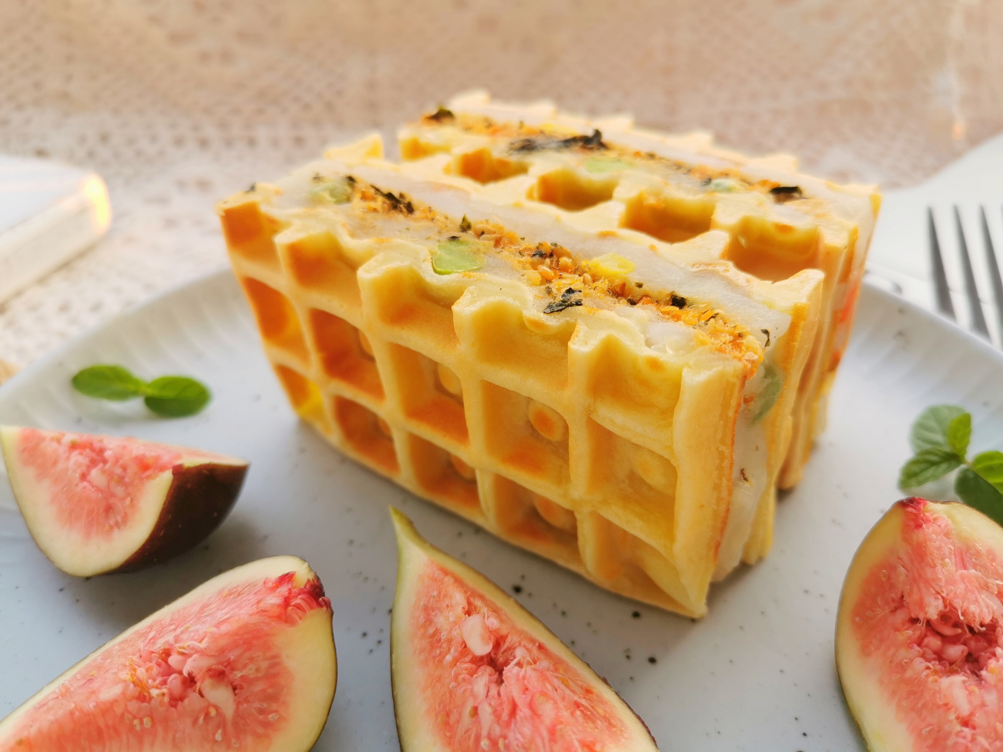 不用低筋面粉的华夫饼教程,华夫饼怎么做又松软又好吃